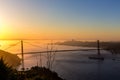 Golden Gate Bridge San Francisco sunrise California