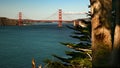 Golden Gate Bridge, San Francisco Sunset Royalty Free Stock Photo