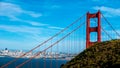 Golden Gate Bridge in San Fransisco, California Royalty Free Stock Photo