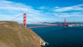 Golden Gate Bridge in San Fransisco, California Royalty Free Stock Photo