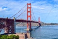The Golden Gate Bridge Seen From Fort Point, San Francisco, California Royalty Free Stock Photo