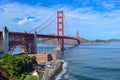 The Golden Gate Bridge Seen From Fort Point, San Francisco, California Royalty Free Stock Photo