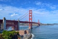 The Golden Gate Bridge Seen From Fort Point, San Francisco, California Royalty Free Stock Photo