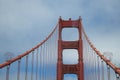 Golden Gate Bridge sky view