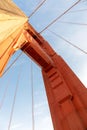 The Golden Gate Bridge Southern Tower Low Angle View Royalty Free Stock Photo