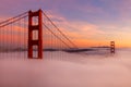The Golden Gate Bridge During Sunset