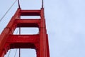 Golden Gate Bridge Tower Focus Royalty Free Stock Photo