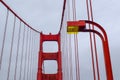 Golden Gate Bridge Tower Focus Royalty Free Stock Photo