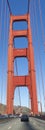 Golden Gate Bridge tower Royalty Free Stock Photo