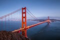 Golden Gate Bridge in twilight, San Francisco, California, USA Royalty Free Stock Photo