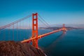 Golden Gate Bridge in twilight, San Francisco, California, USA Royalty Free Stock Photo