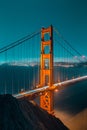 Golden Gate Bridge in twilight, San Francisco, California, USA Royalty Free Stock Photo