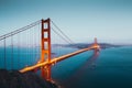 Golden Gate Bridge at twilight, San Francisco, California, USA Royalty Free Stock Photo