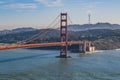 The golden gate bridgein San Francisco California Royalty Free Stock Photo
