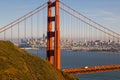 The golden gate bridgein San Francisco California Royalty Free Stock Photo