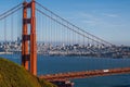 The golden gate bridgein San Francisco California Royalty Free Stock Photo