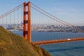 The golden gate bridgein San Francisco California Royalty Free Stock Photo