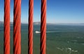 Golden Gate cable detail Royalty Free Stock Photo