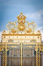 Golden gate Chateau Versailles Royalty Free Stock Photo