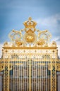 Golden gate Chateau Versailles Royalty Free Stock Photo