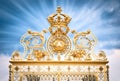 Golden gate Chateau Versailles. Royalty Free Stock Photo