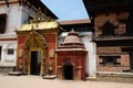 Golden Gate at the Durbar square, Bhaktapur, Kathmandu ,Nepal Royalty Free Stock Photo