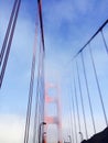 golden gate glow. Royalty Free Stock Photo