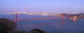 Golden Gate Bridge at dawn Royalty Free Stock Photo