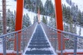 Golden Gate bridge Saalbach, Austria Royalty Free Stock Photo