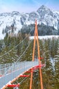 Golden Gate bridge Saalbach-Hinterglemm, Austria Royalty Free Stock Photo