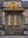 Golden gate of Palace of Justice in the Cite Island in Paris, Fr