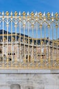 Golden gate of Palace Versailles near Paris, France Royalty Free Stock Photo