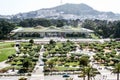 Golden Gate Park and the conservatory of flowers