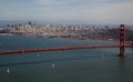 Golden Gate and San Francisco Royalty Free Stock Photo