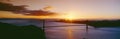 Golden Gate & San Francisco from Marin Headlands, Sunset, California Royalty Free Stock Photo