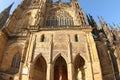 The Golden Gate at St. Vitus Cathedral Royalty Free Stock Photo