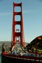 Golden Gate Traffic Royalty Free Stock Photo