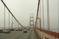 Golden Gate traffic Royalty Free Stock Photo