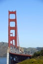 Golden Gate Traffic Royalty Free Stock Photo