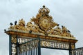 Golden gate of Versailles palace Royalty Free Stock Photo