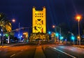 Golden Gates drawbridge in Sacramento