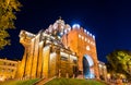 The Golden Gates of Kyiv at night. Ukraine