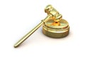 Golden gavel