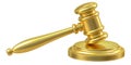 Golden Gavel, 3D rendering