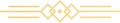Golden geometric divider featuring rhombuses and horizontal lines creating an elegant and decorative element, perfect