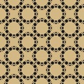 Gold and black repeat texture, art deco style.