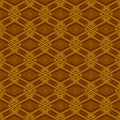 Golden geometric seamless pattern of diamonds and zigzag lines for luxury designs