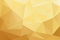 Golden geometric shapes polygon background