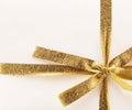 Golden gift ribbon