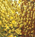 Golden glass bubbles